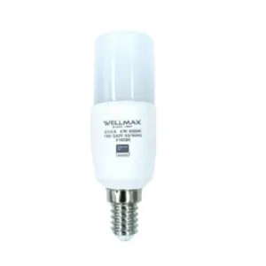 Bombillo Wellmax Stick 6W Led Samsung E14 100-240 Luz Fria 25.000 Horas